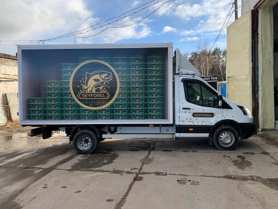 Реклама на грузовом транспорте